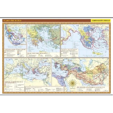 Starovk ecko - koln nstnn mapa/136 x 96 cm - neuveden