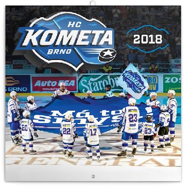 HC Kometa Brno - nástěnný kalendář 2018 - Presco