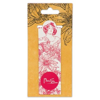 Magnetická záložka Alfons Mucha  Ruby, Fresh Collection - Alfons Mucha