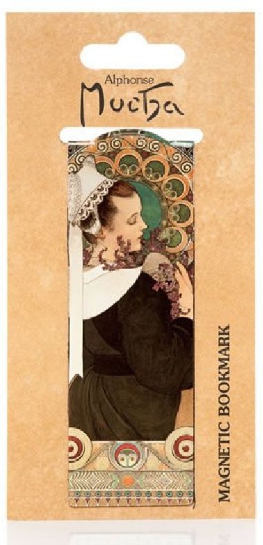 Magnetická záložka alfons mucha heather - Alfons Mucha