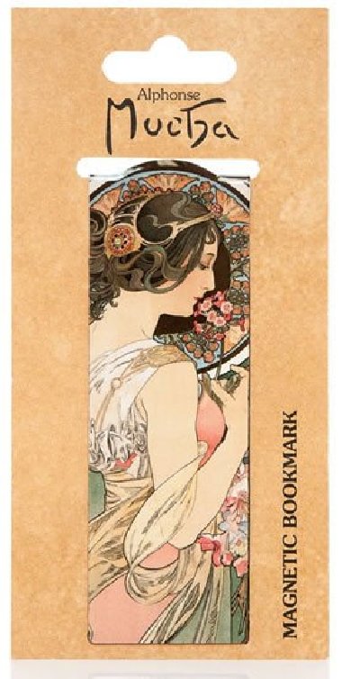 Magnetická záložka Alfons Mucha Primrosa - Alfons Mucha
