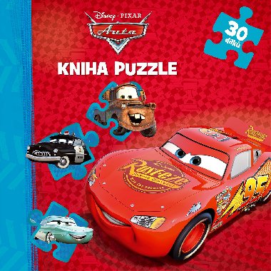 Auta - Kniha puzzle - 30 dílků - Walt Disney