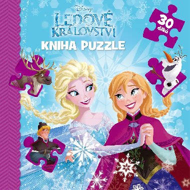 Ledov krlovstv - Kniha puzzle 30 dlk - Walt Disney