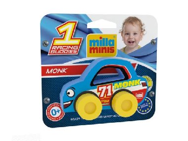Zvodn auto RACING BUDDIES - Monk 71/modr - neuveden