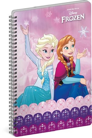 Blok - Frozen - Ledov krlovstv Joy, nelinkovan, spirlov, A5 - Walt Disney