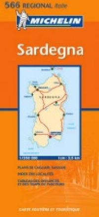 M 566 sardinie mapa michelin - 