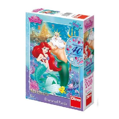 Ariel - puzzle Diamond 200 dl - Disney Walt