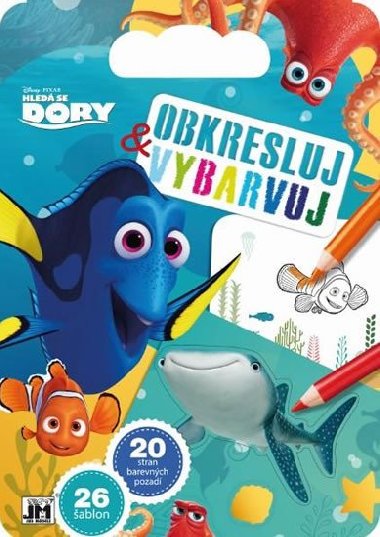 Obkresluj a vybarvuj Hled se Dory - Jiri Models