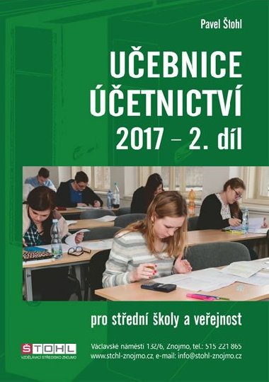 Učebnice Účetnictví II. díl 2017 - Štohl Pavel