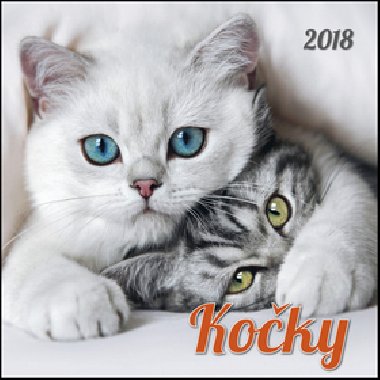 Kočky 2018 - nástěnný kalendář - Spektrum Grafik