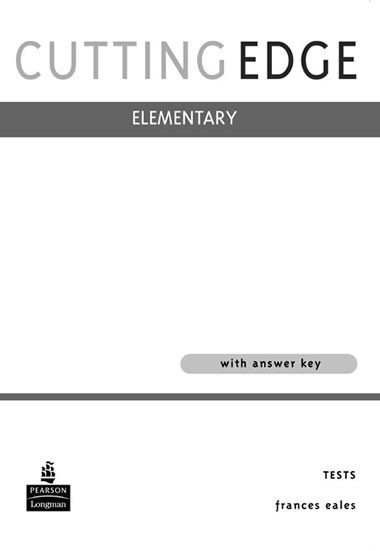 Cutting Edge Elementary Tests - Pearson Longman