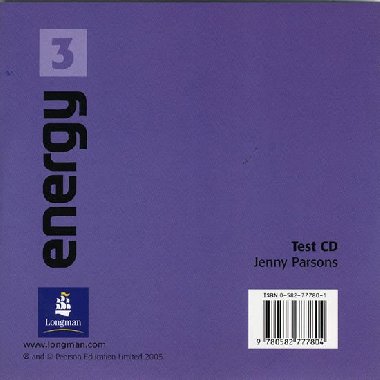 Energy 3 Test CD - Pearson Jenny