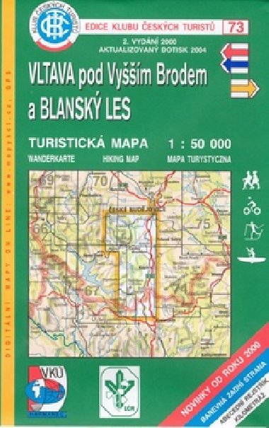 Kt 73 vltava pod vym brodem a blansk les - 