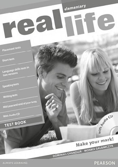 Real Life Global Elementary Test Book & Test Audio CD Pack - Chandler Dominika