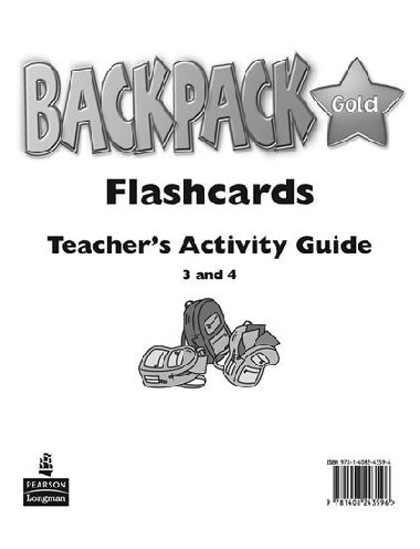 Backpack Gold 3 to 4 Flashcards New Edition - Pinkley Diane