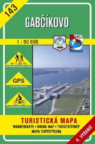 Gabčíkovo - mapa VKÚ 1:50 000 číslo 143 - Vojenský kartografický ústav