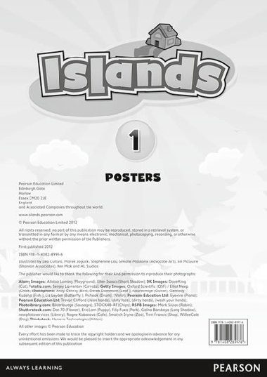 Islands Level 1 Posters for Pack - neuveden