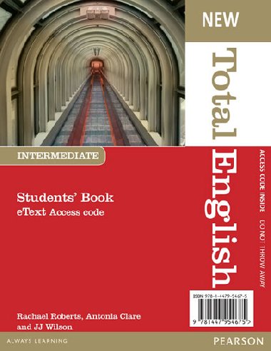New Total English Intermediate eText Students Book Access Card - Roberts Rachael