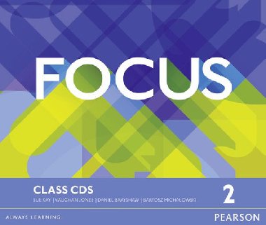 Focus BrE 2 Class CDs - Jones Vaughan