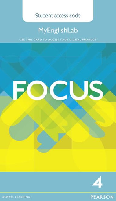 Focus 4 - MyEnglishLab - Students Access Card (Level 4) - neuveden