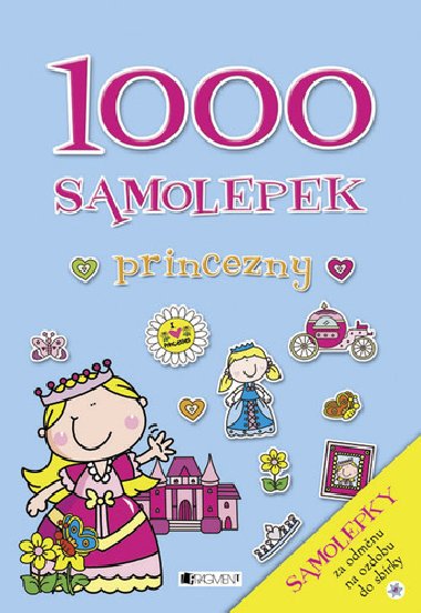1000 samolepek princezny - 