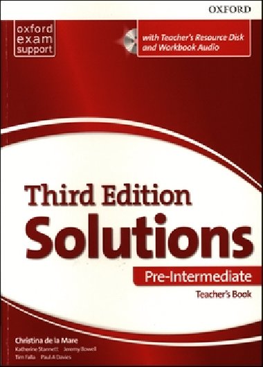 Solutions 3rd Edition: Pre-Int Teacher´s Pack - Davies Paul A., Falla Tim
