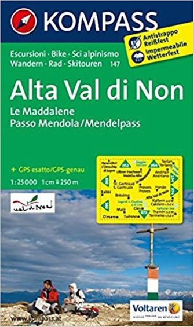 Alta Val di Non, Le Maddalene, Passo Mendola  147 NKOM 1:25T - neuveden