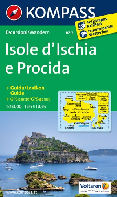 Isole d Ischia e Procida 680 / 1:50T NKOM - neuveden