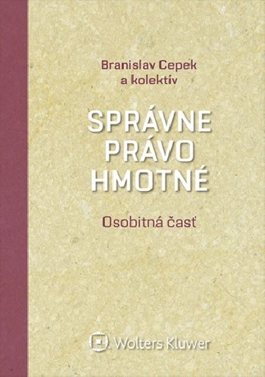Sprvne prvo hmotn Osobitn as - Branislav Cepek