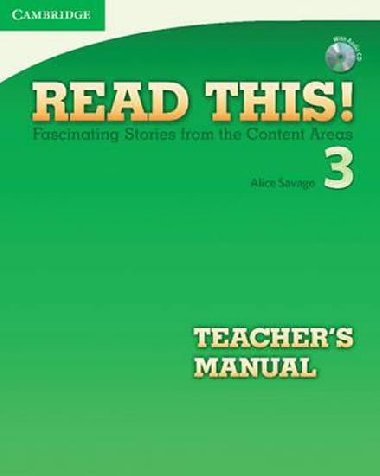 Read This! Level 3 Teacher´s Manual with Audio CD - Savage Alice