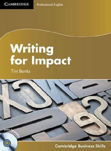 Writing for Impact Students Book with Audio CD - Banks Tim