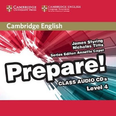 Cambridge English Prepare! Level 4 Class Audio CDs (2) - Styring James