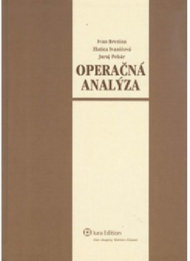 Operan analza - Zlatica Ivaniov; Ivan Brezina; Juraj Pekr