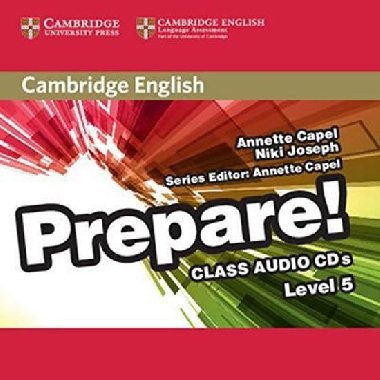 Cambridge English Prepare! Level 5 Class Audio CDs (2) - Capel Annette