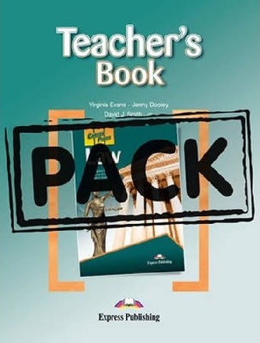 Career Paths - Law: Teachers Pack 1 - UK Version (Internatonal) - Evans Virginia