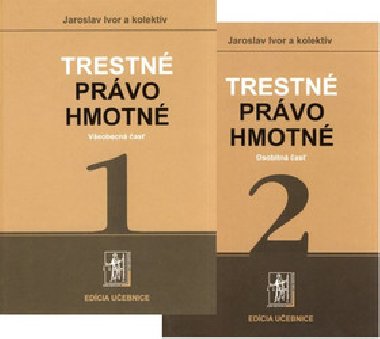 Trestn prvo hmotn 1. a 2. zvzok - Jaroslav Ivor
