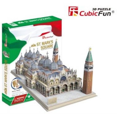 Puzzle 3D Nmst sv. Marka - 107 dlk - neuveden