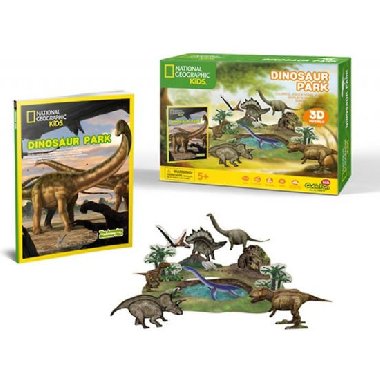 Puzzle 3D Dino park NG- 43 dlk - neuveden