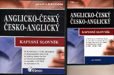 Anglicko-esk/esko-anglick kapesn slovnk + cd-rom - 