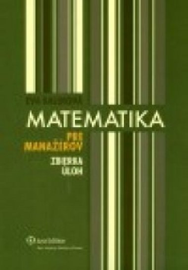 Matematika pre manarov - Eva Kalinov