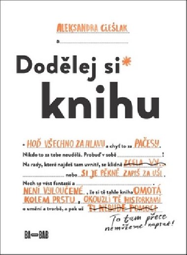 Dodlej si knihu - Aleksandra Cielak