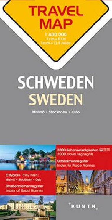 vdsko  1:800T  TravelMap KUNTH - neuveden