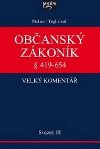 Obansk zkonk Velk koment  419-654 - Svazek III. Vci a prvn skutenosti - Petr Tgl; Filip Melzer