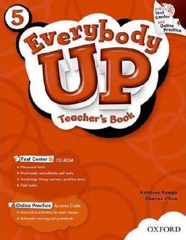 Everybody Up 5 - Teachers Book with Test Center CD-ROM - Kampa Kathleen