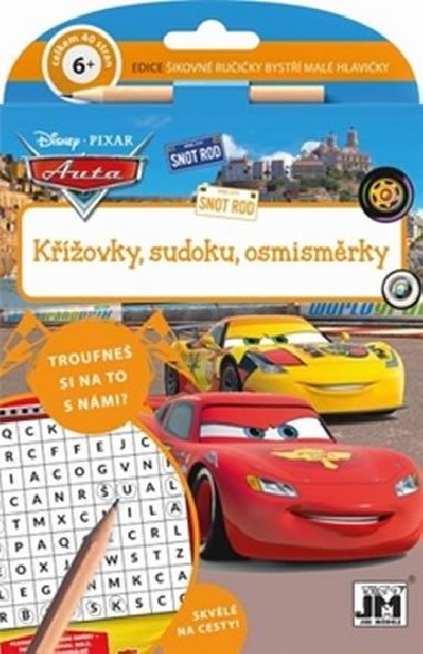 Křížovky, sudoku, osmisměrky Auta - Jiri Models
