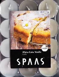 Svíčky čajové vonné 24 ks White Cake Vanilla - Spaas