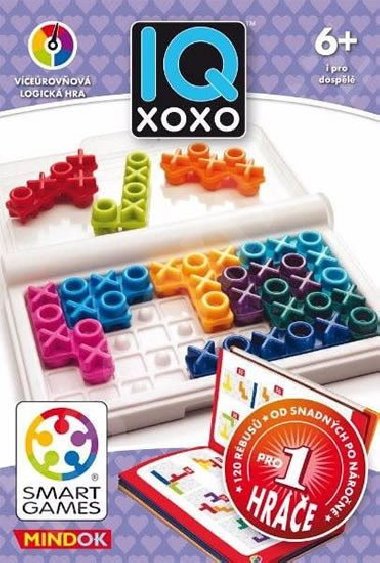 IQ XOXO - hra smart - hlavolamová hra pro jednoho hráče - Mindok IQ XOXO - hra smart - hlavolamová hra pro jednoho hráče - Mindok