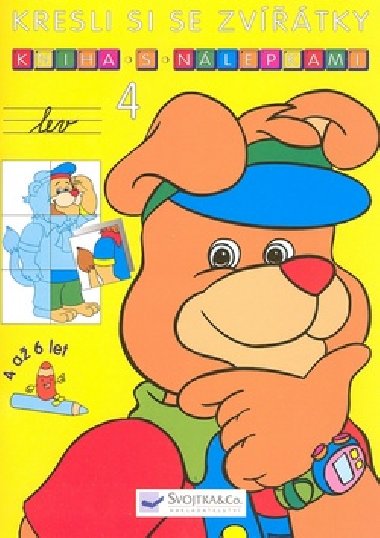 Kresli si se zvtky - kniha s nlepkami 4 - neuveden