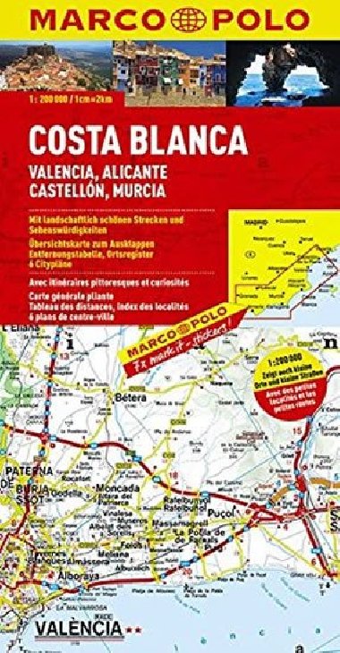 panlsko - Costa Blanca/mapa - neuveden