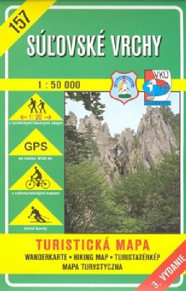 Sovsk vrchy mapa VK 1:50 000 slo 157 - Vojensk kartografick stav